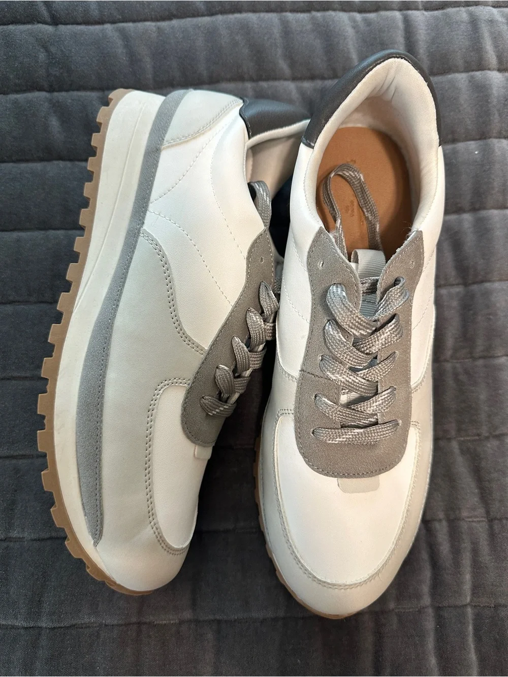 Target Universal Thread White and Gray Women’s Sneakers